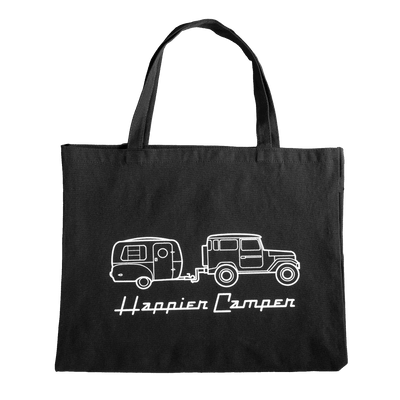 Happier Camper Tote Bag