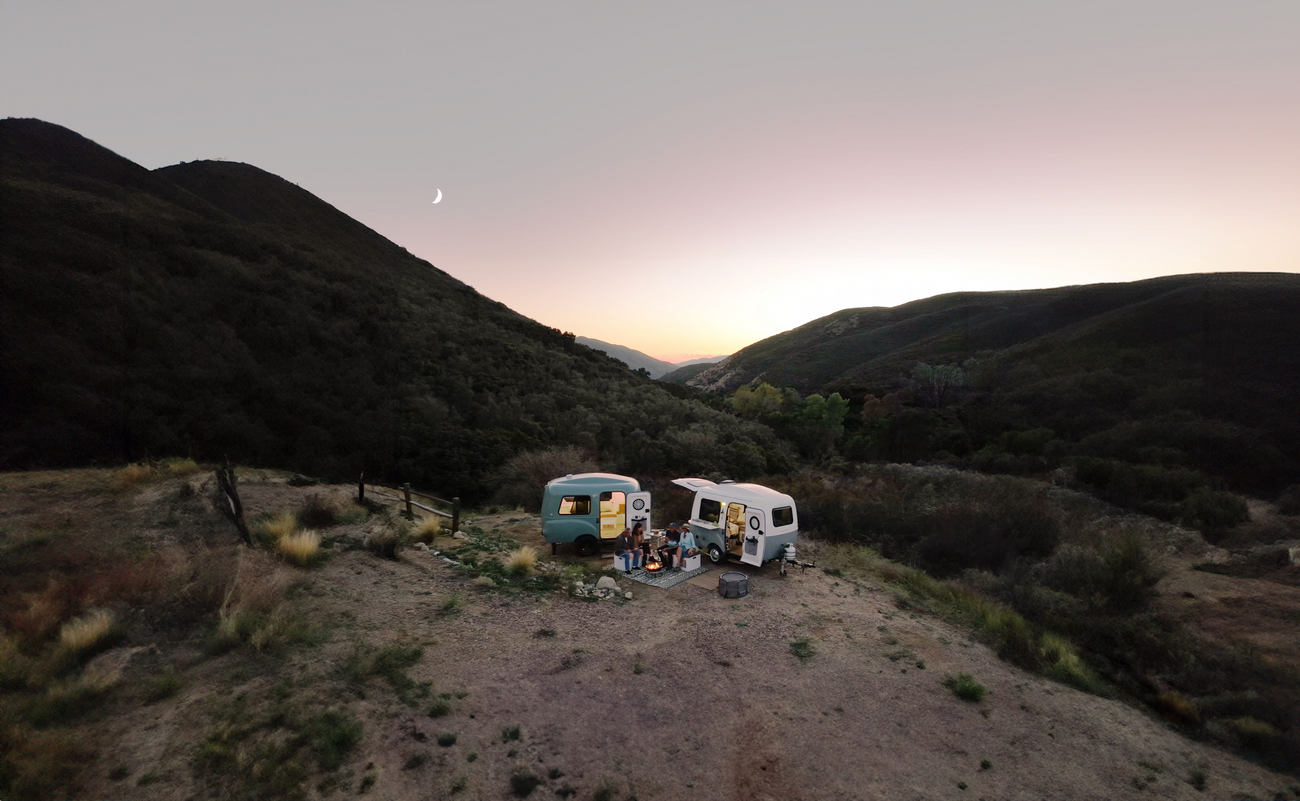 happier camper's HC1 travel trailers with modular components revive  retro-modern camping